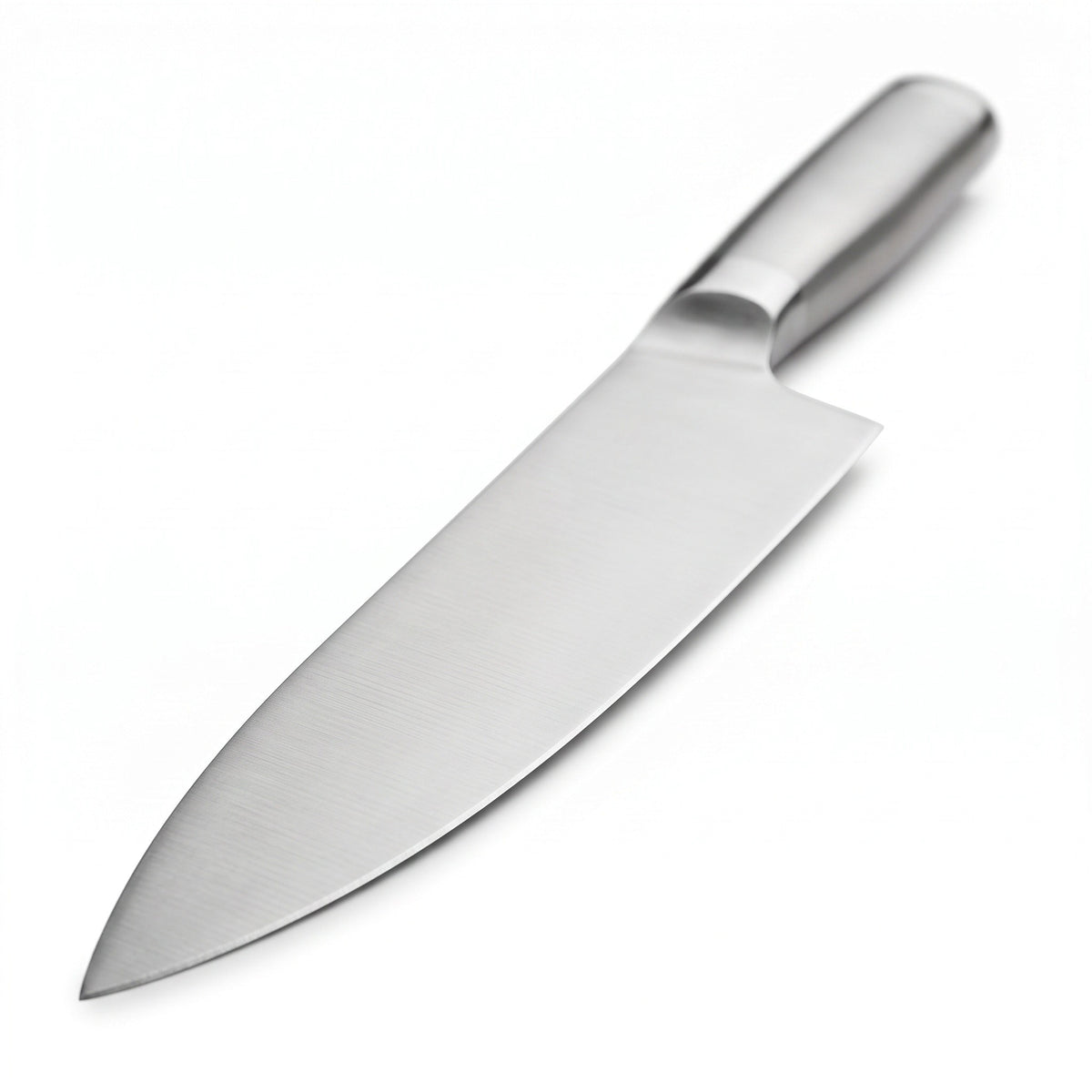 5-Piece Carbon Steel Knife Block Set | Steel, carbon steel blade close-up
