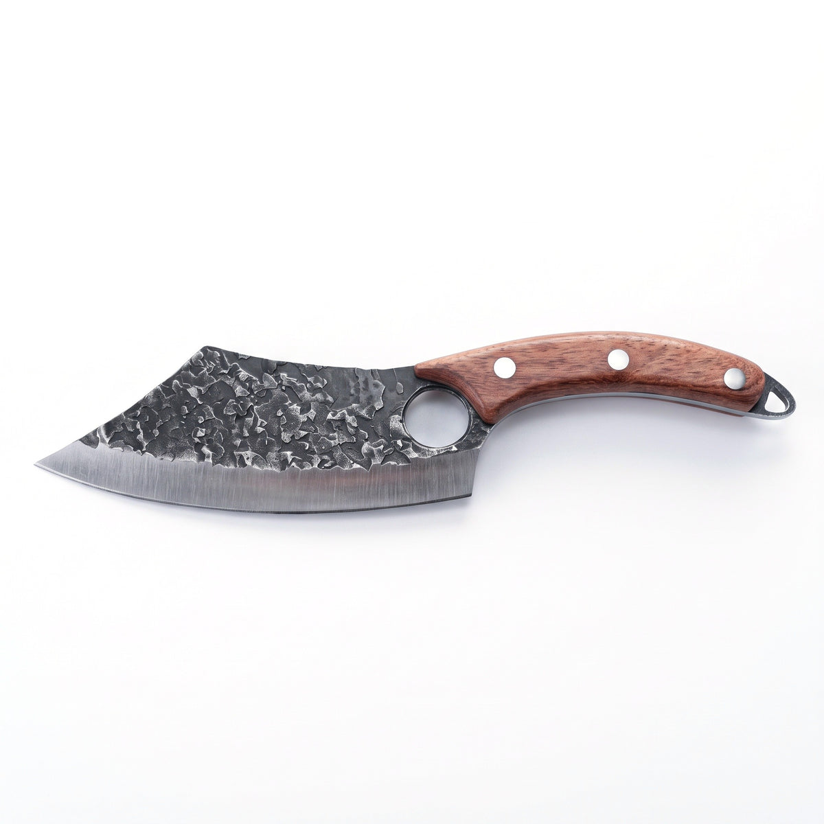 6.5" Carbon Steel Boning Knife | Rosewood, side profile on white